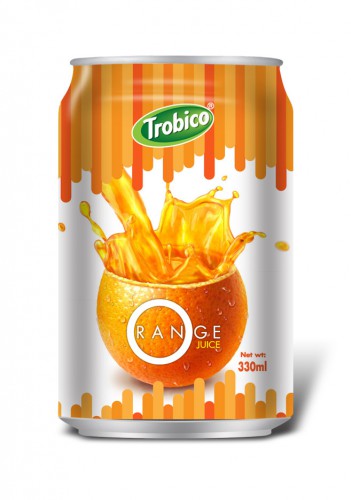 679 Trobico Orange juice alu can 330ml